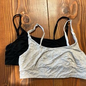 Set of Two Bodily “the Everything” Nursing and maternity bras, size small